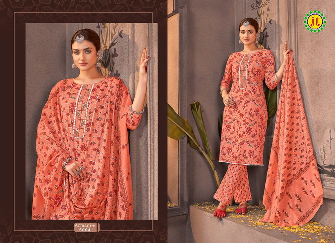 Jt Armani Vol 6 Slub Printed Dress Material Wholesale Shop In Surat